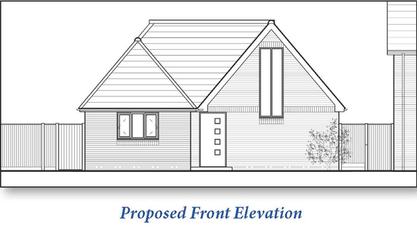 Lot: 60 - LAND WITH PLANNING FOR CHALET BUNGALOW -